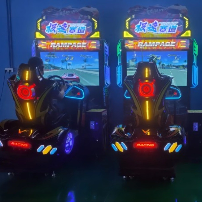 Game City novo 47 polegadas 55 polegadas Speed Racing Track Dynamic Racing Game Machine Dual Single Player Connection