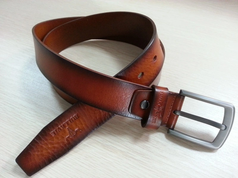 New Fashion Custom Logo Design Mans Top Grain Leather Belts (RS-DL1542)