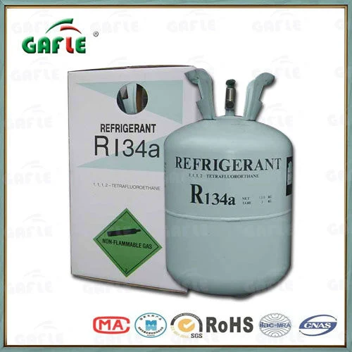 Aire acondicionado de alto rendimiento Gafle/OEM R134A Mantenimiento automático Gas refrigerante