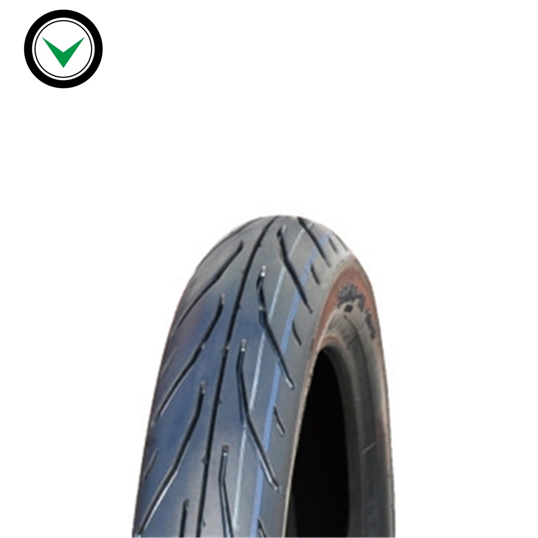 70/80-17 Tl Factory Tubeless 40%-55% Couleur noir en caoutchouc des pneus moto personnalisable/le pneu