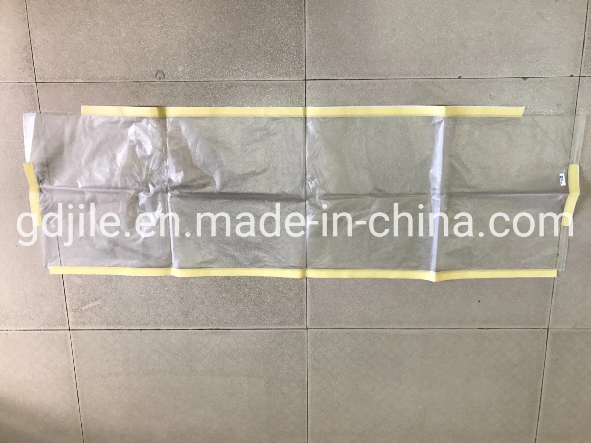 Specific Car Body Painting Masking Film with Adhesive Tape