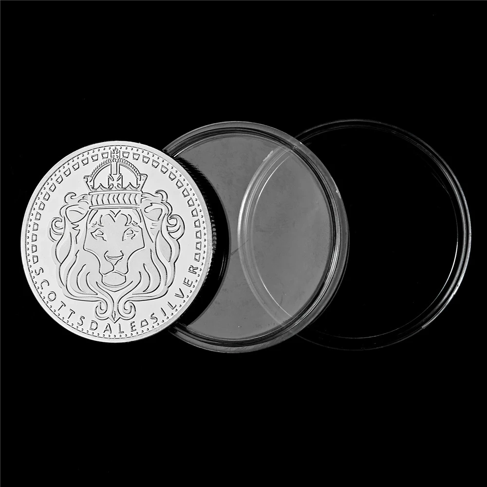 Cheap Custom 1 Troy onza Spinning Ufasoft Metal Enamel Challenge Moneda de recuerdo