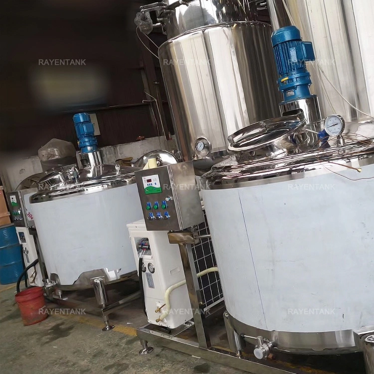 Food Grade Stainless Steel Refrigerated Milk Silo