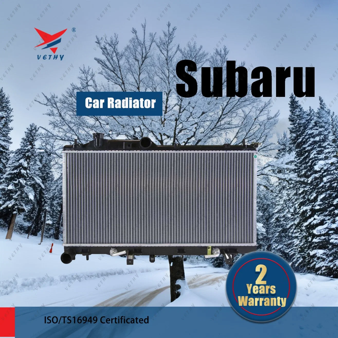 Premium Auto Parts Radiator for Impreza Limited - Efficient Heat Exchange, Quality Build