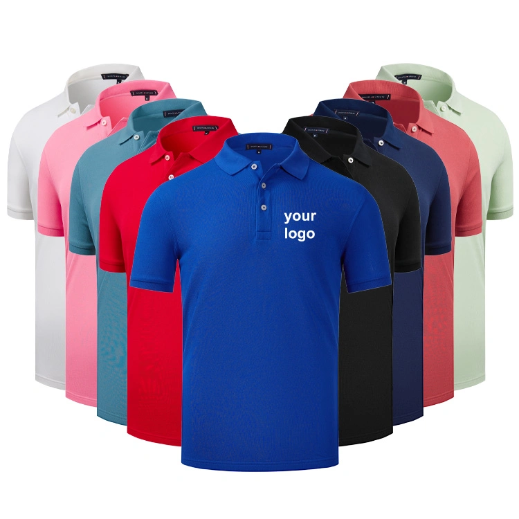 High Quality Golf Solid Color Custom Embroidery Logo Men Polo Shirts 2021 New Design Polo Shirt Polo Shirts 100% Cotton