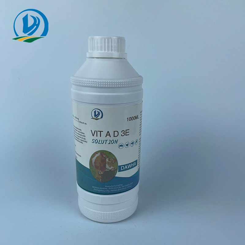 La USP Ep Jp vitamina ad3e en solución oral medicina 500ml 1000ml para el animal