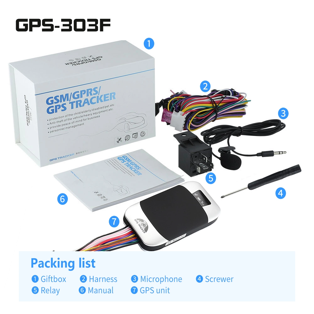 Tk303 GPS Tracker with Free Tracking Platform Baanool Iot