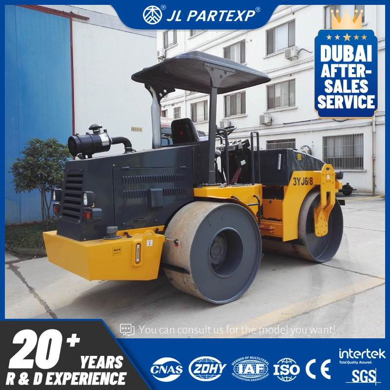 Full Hydraulic Double Steel Wheel Vibratory Road Roller 2ton