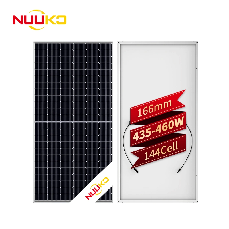 Nuuko EU módulo de calidad 450W 166mm células mono PV solar Panel