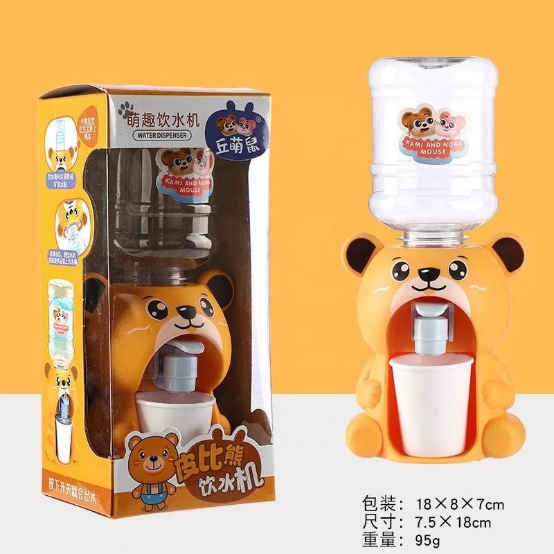 Mini Water Dispenser for Children Gift Cute Cartoon Kitchen Toy