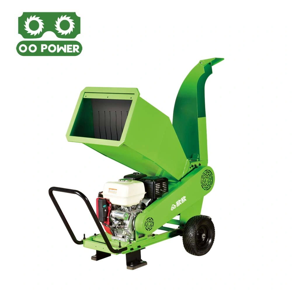 Tree Wood Shredder Chipper Wood Crusher Machine Gasoline Engine Garden Branch Shredder