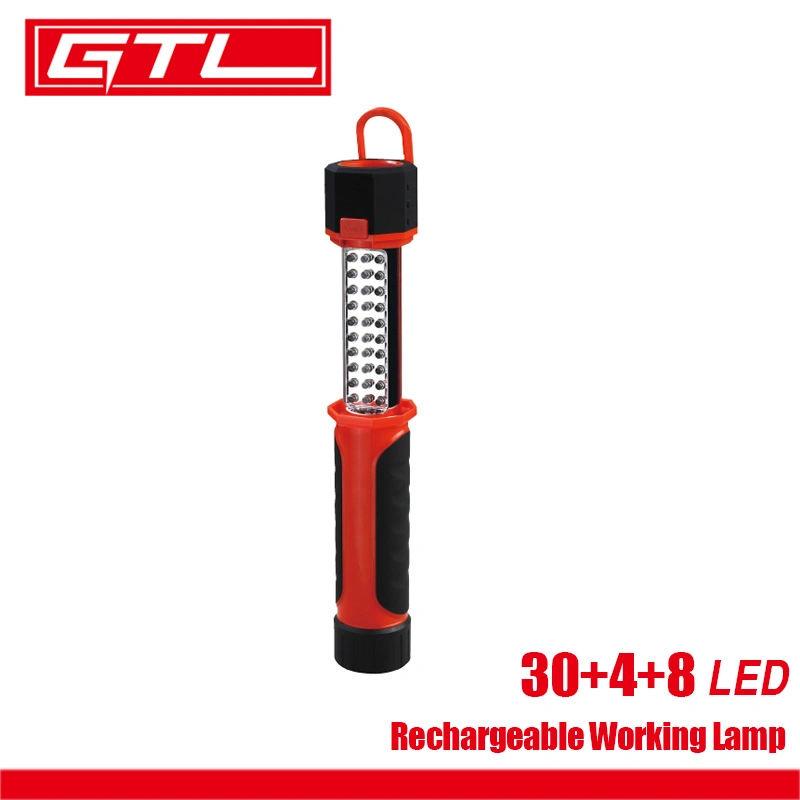 LED Working Lamp, LED Rechargeable Working Lamp, Portable 3W COB Working Light Dry Battery LED Flashlight Work Light (65290001)
