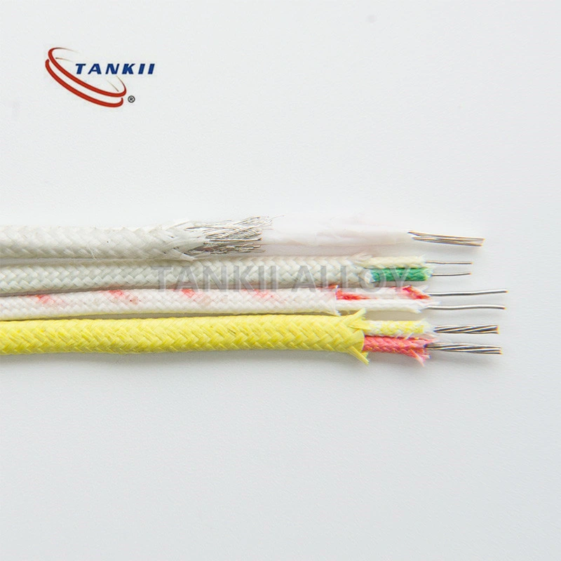 Cable de termopar de codificación de color ANSI tipo K / J / T