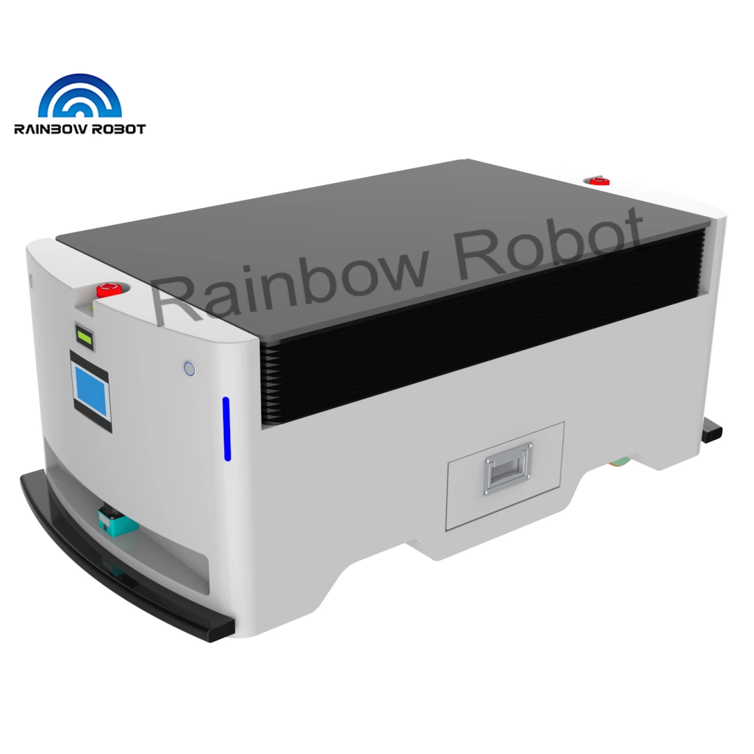 Capacité de charge et transport 500 kg-10 tonnes navigation à l'aide d'une barre de coupe manutention automatique Levage et levage de voitures AGV/AMR pour la logistique d'entreposage