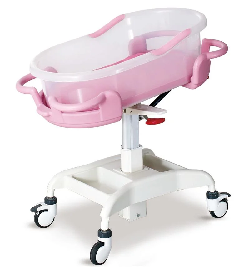 Hospital Equipment Hospital Baby Cot with ABS Bassinet