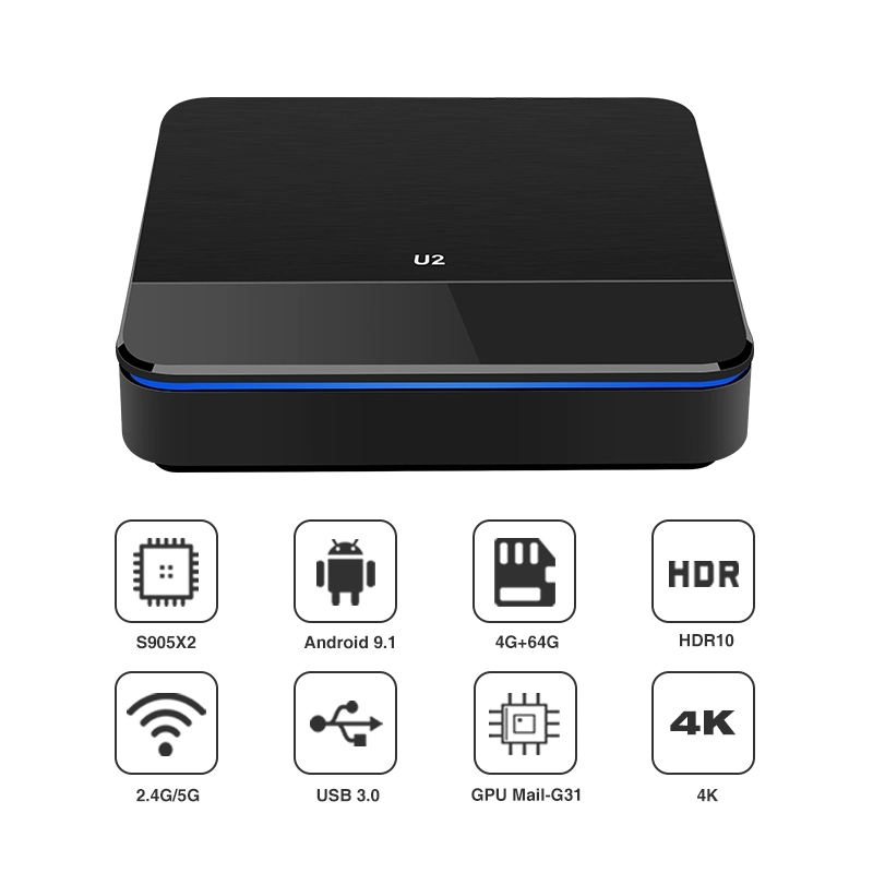 4GB+46GB Android 9.1 5g WiFi Bluetooth 4.1 4K TV Box