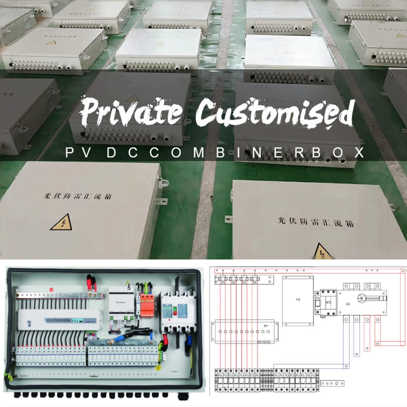 10 Strings Outdoor Box- Wall Mounted DC Combiner Box with Mc4 Connector 10/1