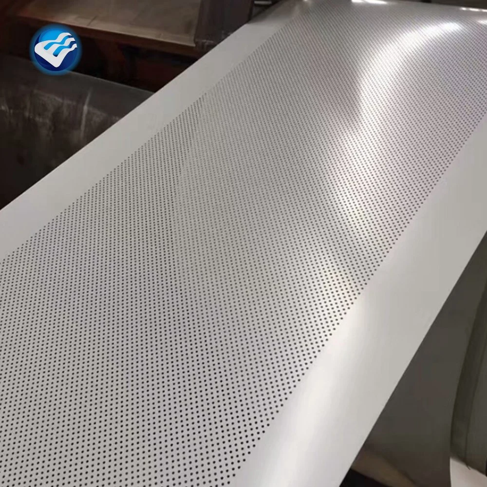 Slotted Hole Shape Laser Cutting Perforated Sheet Metal