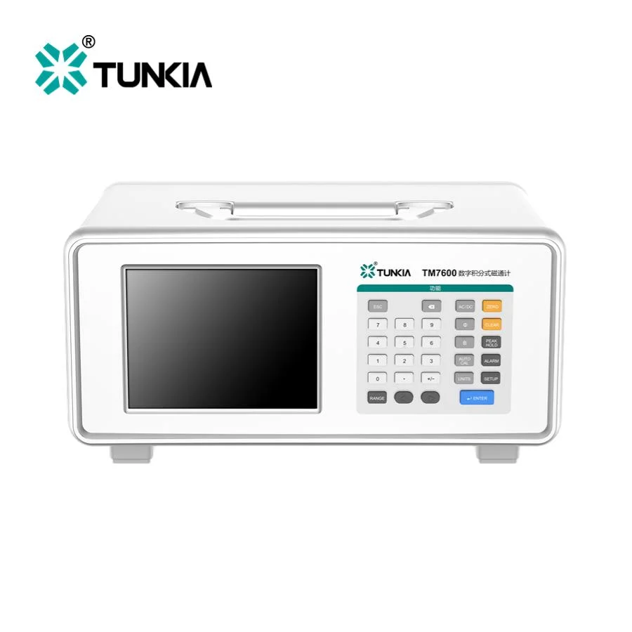 TUNKIA TM7500 Class 0.02 0.05 0.1 Fluxmeters Electromagnetic Flux Meter Price Magnetic Flux Flow Density Meter