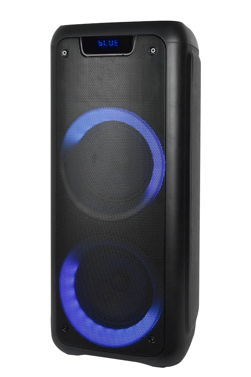 Hot-Sale New Design Private PRO Audio Active Solution Wireless Bluetooth Rechargeable Portable PA Speaker Boom Box with LED Lights