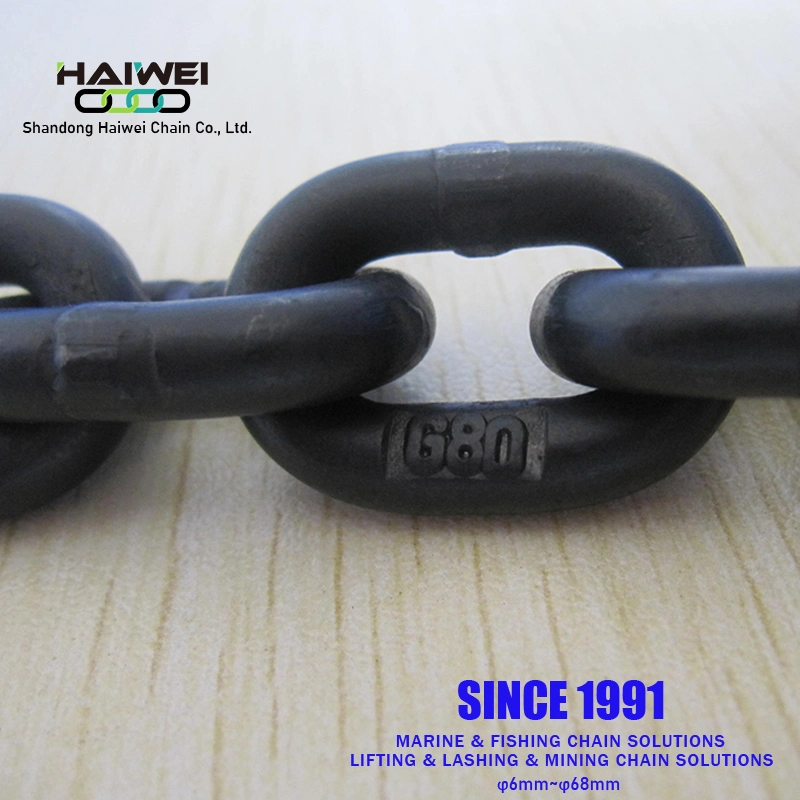 Marine Mooring Metal Studless Anchor Chain Link for Boat and Ship