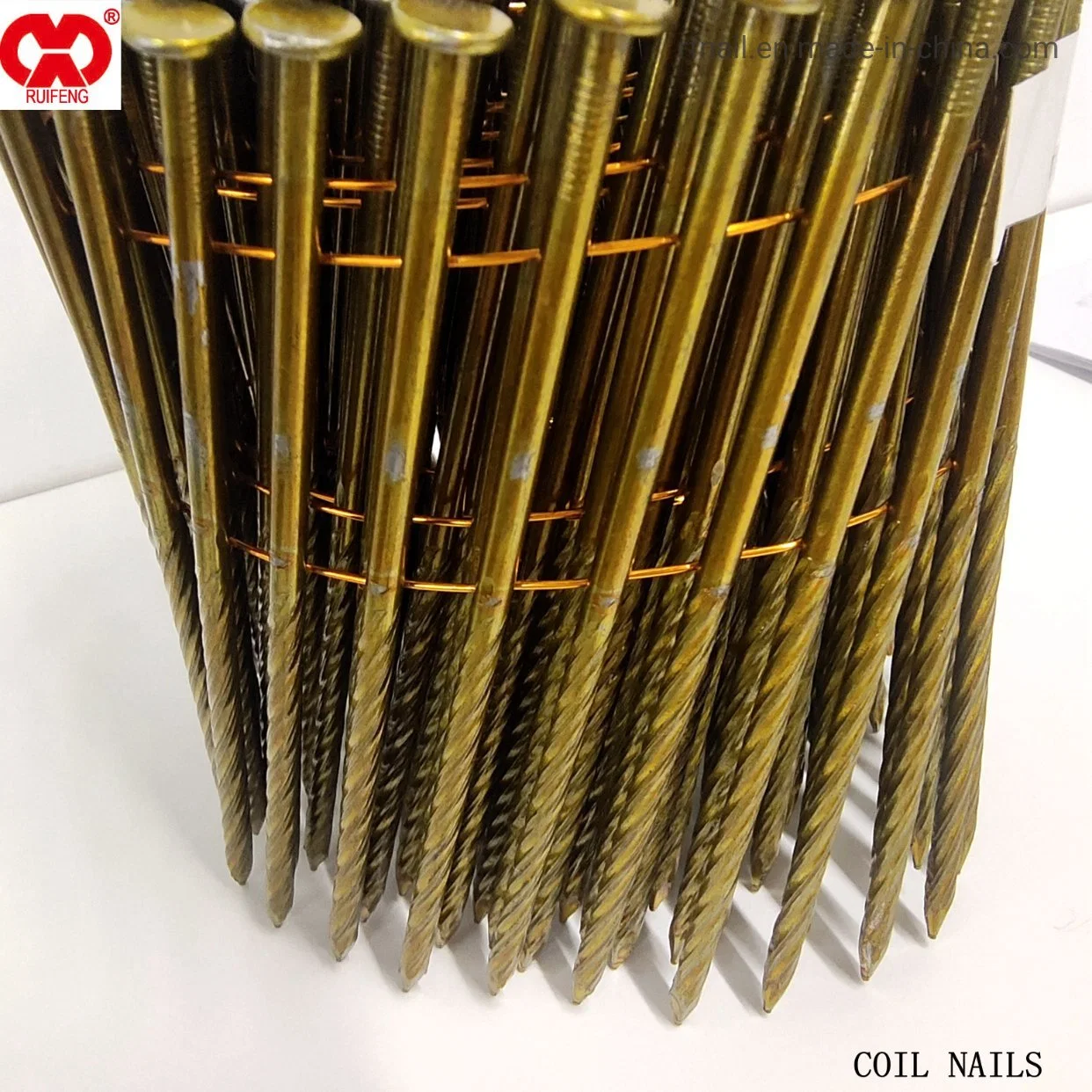 Factory Price Wholesale/Supplier Supplier Stock Lot Long Screw Wire Coil Collated Nails in Anhui.