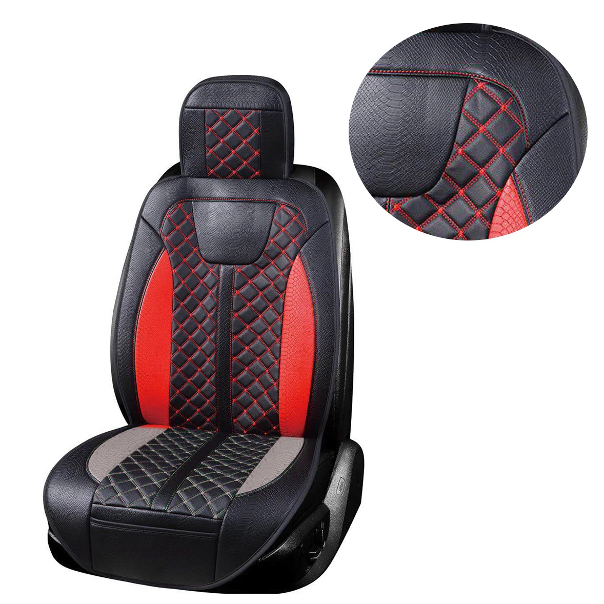 Car Interior Accessories Waterproof PU Leather Auto and Office Chair Seat Cover