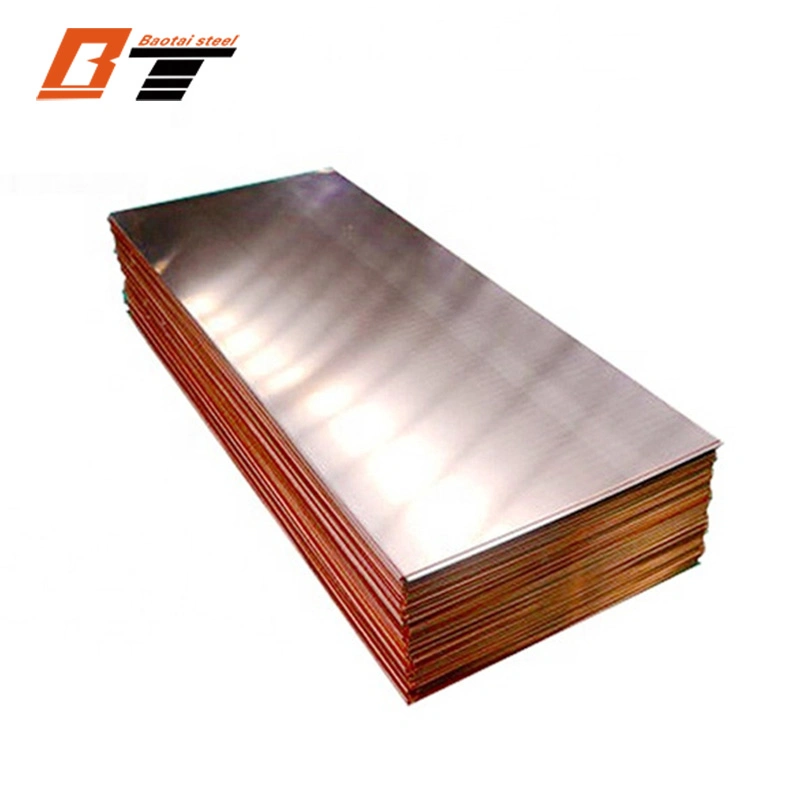 ASTM 1mm/3mm Thickness Cathode CuNi90 C10100 Cooper Sheet High Purity 99.99% Copper Plate