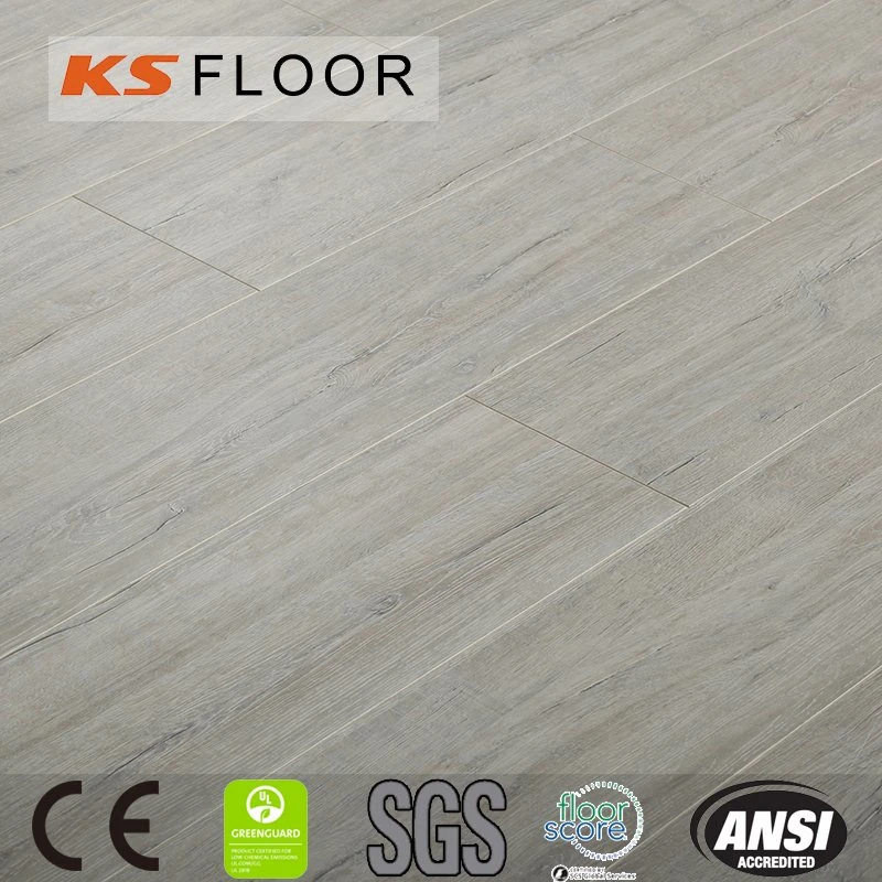 Bx1871 Laminate Floorings 12mm E1 V-Groove HDF Black Embossed Laminate Floorings