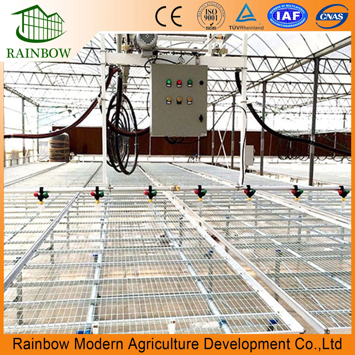 Practical Sprinkling Irrigation System for Greenhouse