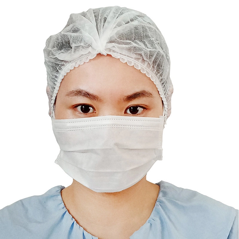 Protective Head Cover, Disposable Bouffant Caps, Hairnet, Non-Woven, Medical, Labs, Nurse, Tattoo, Food Service, Health, Hospital, Daily Cooking