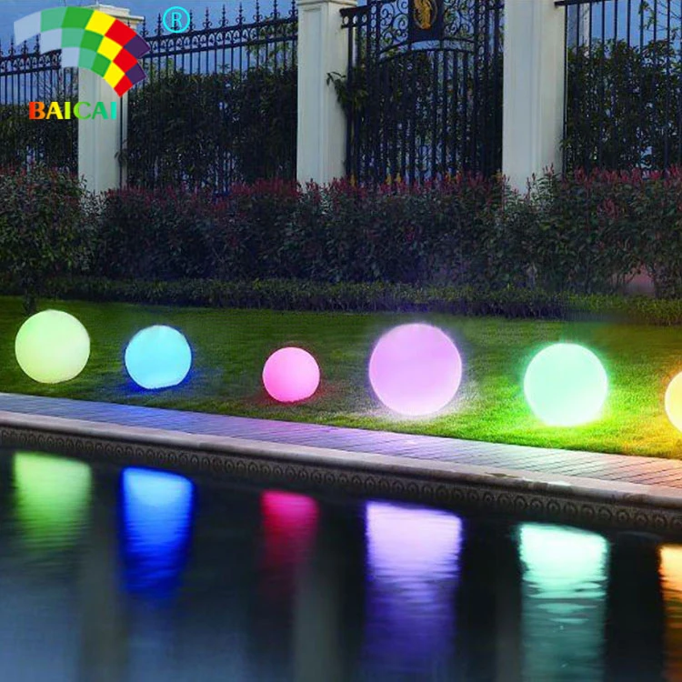 Light Color Change LED Large Hard Plastic Ball