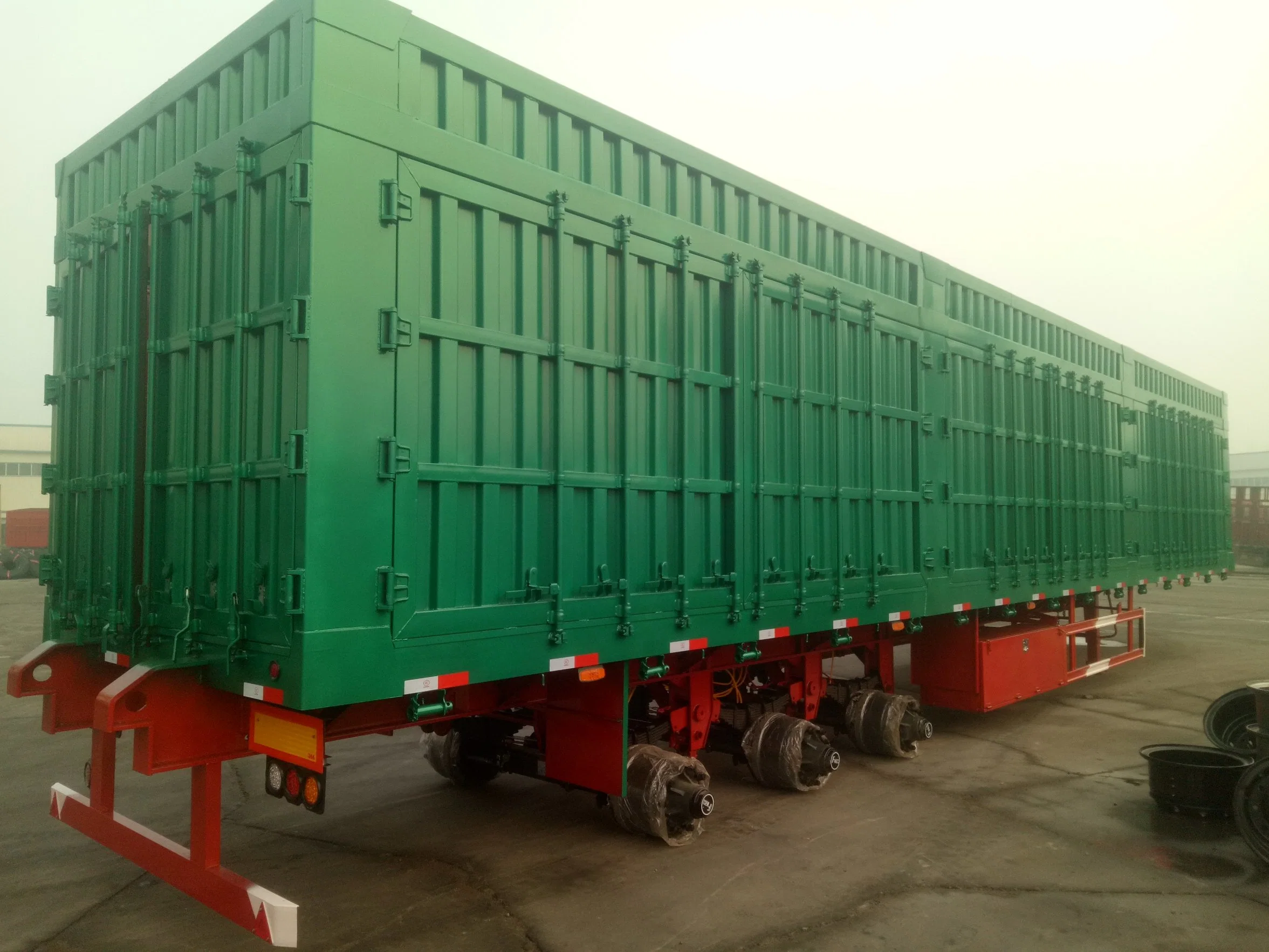 2021 Luen 3 Axle Standard Box Semi Trailers Grain Transportation or Sale