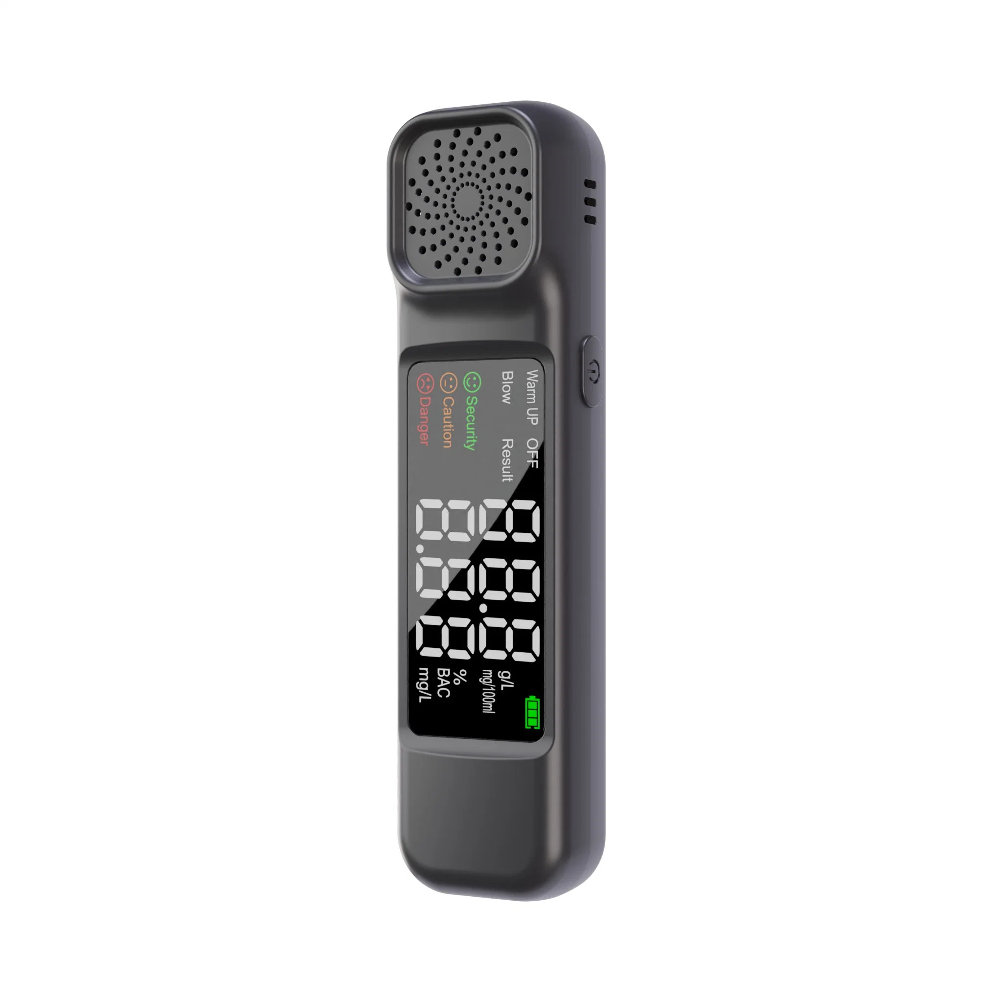 Respiración respiración alerta Digital de Alcohol Tester LCD con alerta sonora rápida respuesta de estacionamiento Breathalyser alcoholímetro