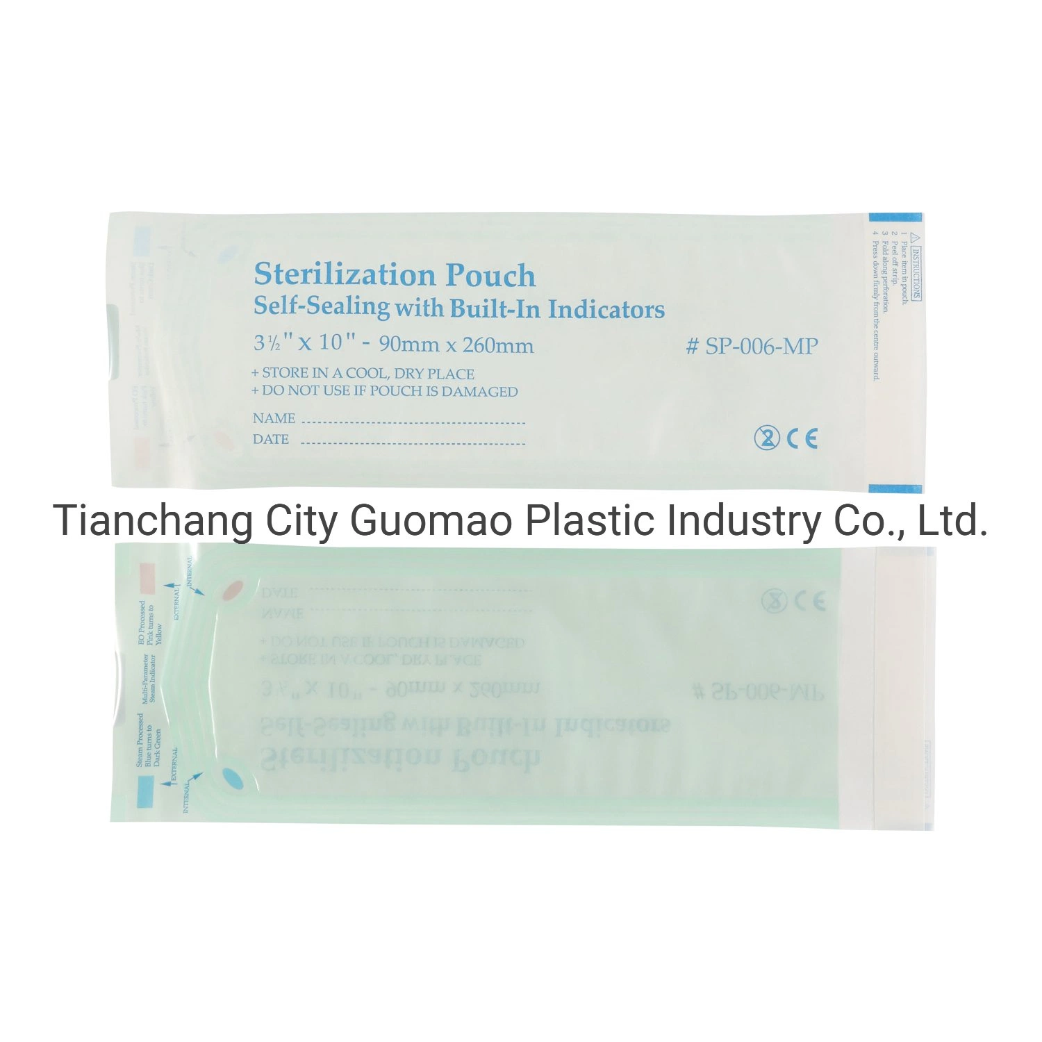 Self Sealing Sterilization Packaging Pouches Roll Sterilizer Pouch for Medical /Dental/Beauty Salon/Nail