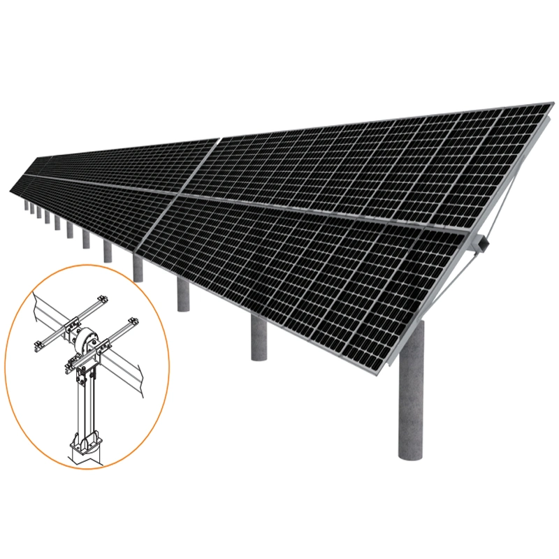 Dispositivo de GPS único eixo solar Sistema de Rastreamento