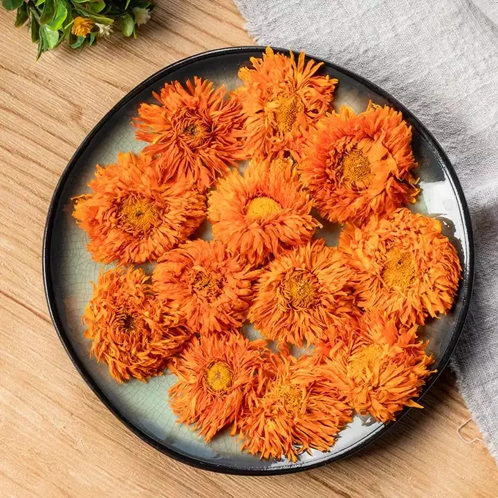 Les prestations de santé Herbe séchée Calendula officinalis Fleur de thé séché Marigold pétales