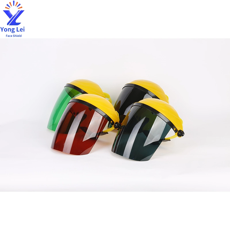 Head Type Heat Resisting Striking Resistant Anti-Splash Semi Closed Face Shield Transparent Welding Helmet