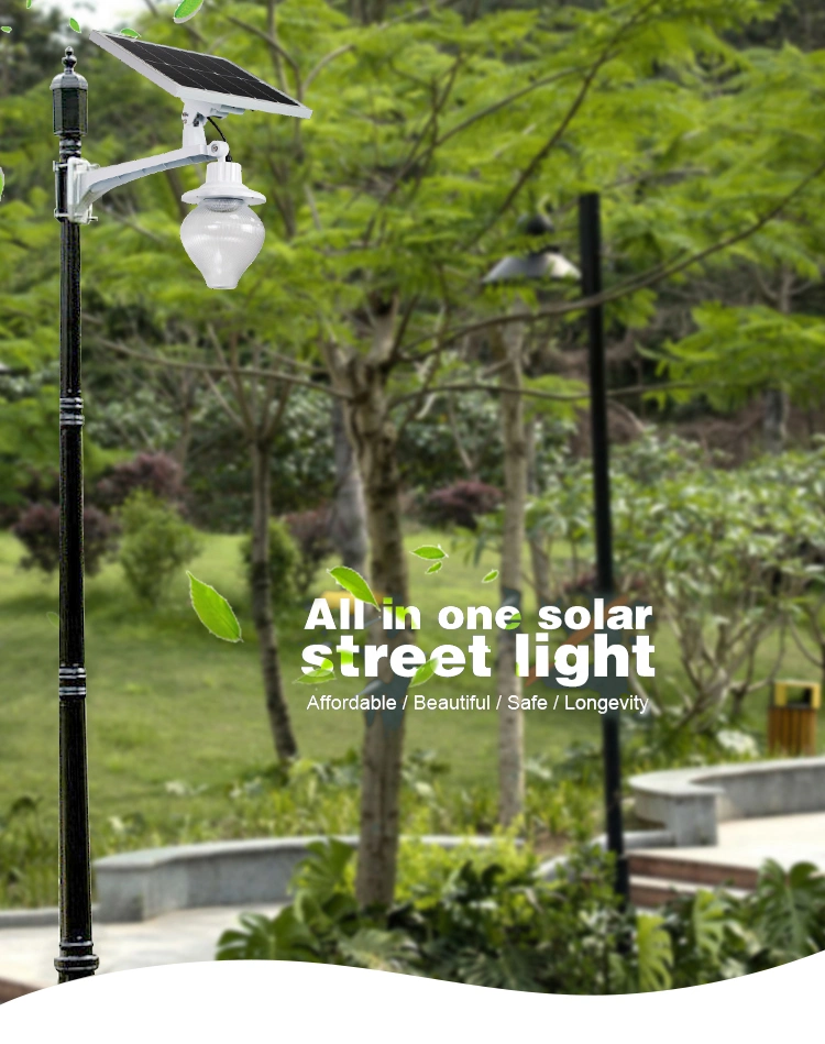 Solar Garden Light 20W Intelligent Light Control Outdoor Waterproof LED Solar Apple Light Garden Yard Lamp