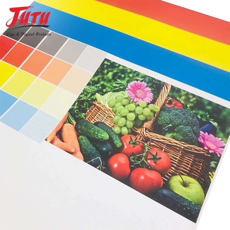 Jutu Inkjet Painting White Substrate for Solvent Printing Eco-Solvent Waterproof Semi-Glossy Polyester Canvas