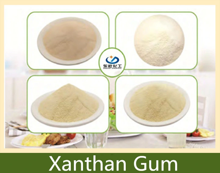 Сертифицирована ISO Питание ингредиент загуститель стабилизирующие Xanthan Gum