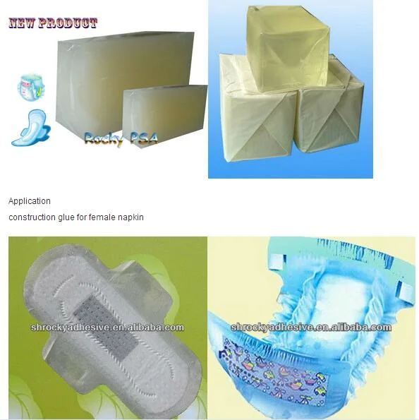 Hot Sale Skincare Adhesive, Good Quality Sanitary Napkins Glue, Food Grade Baby Diaper Adhesive