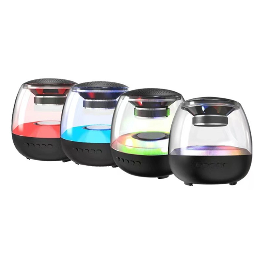 Transparent, RGB Light Outdoor Portable Bluetooth Speaker