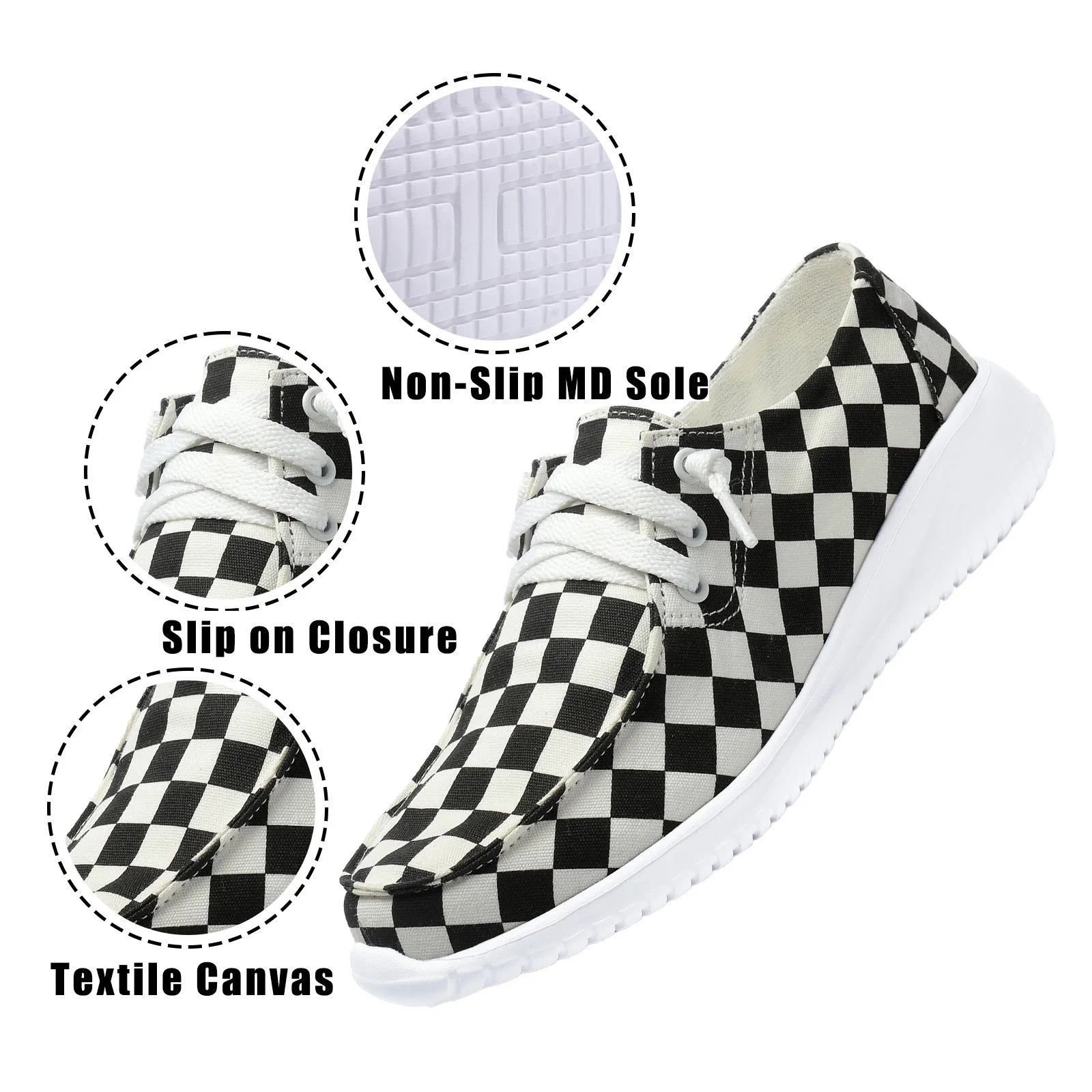 Women's Comfy and Breathable High Top Lace UPS Casual Walking Canvas Shoes