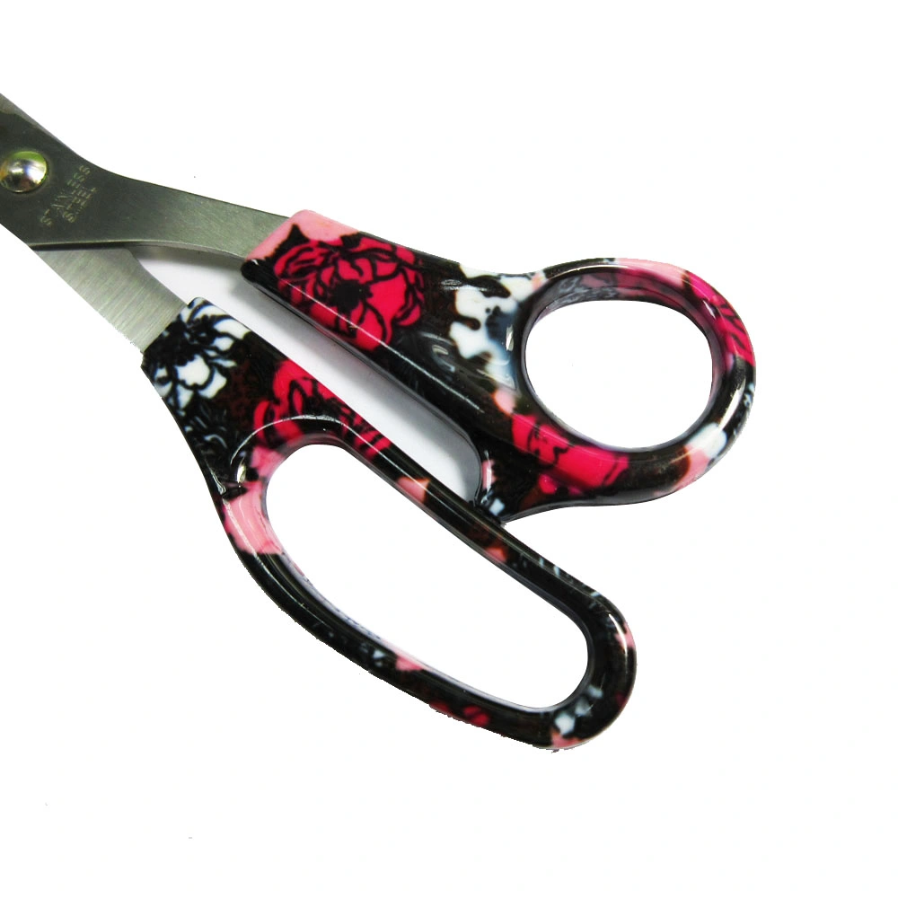 Promotional Gift Office Stationery Household Colorful Transfer Printing Scissors