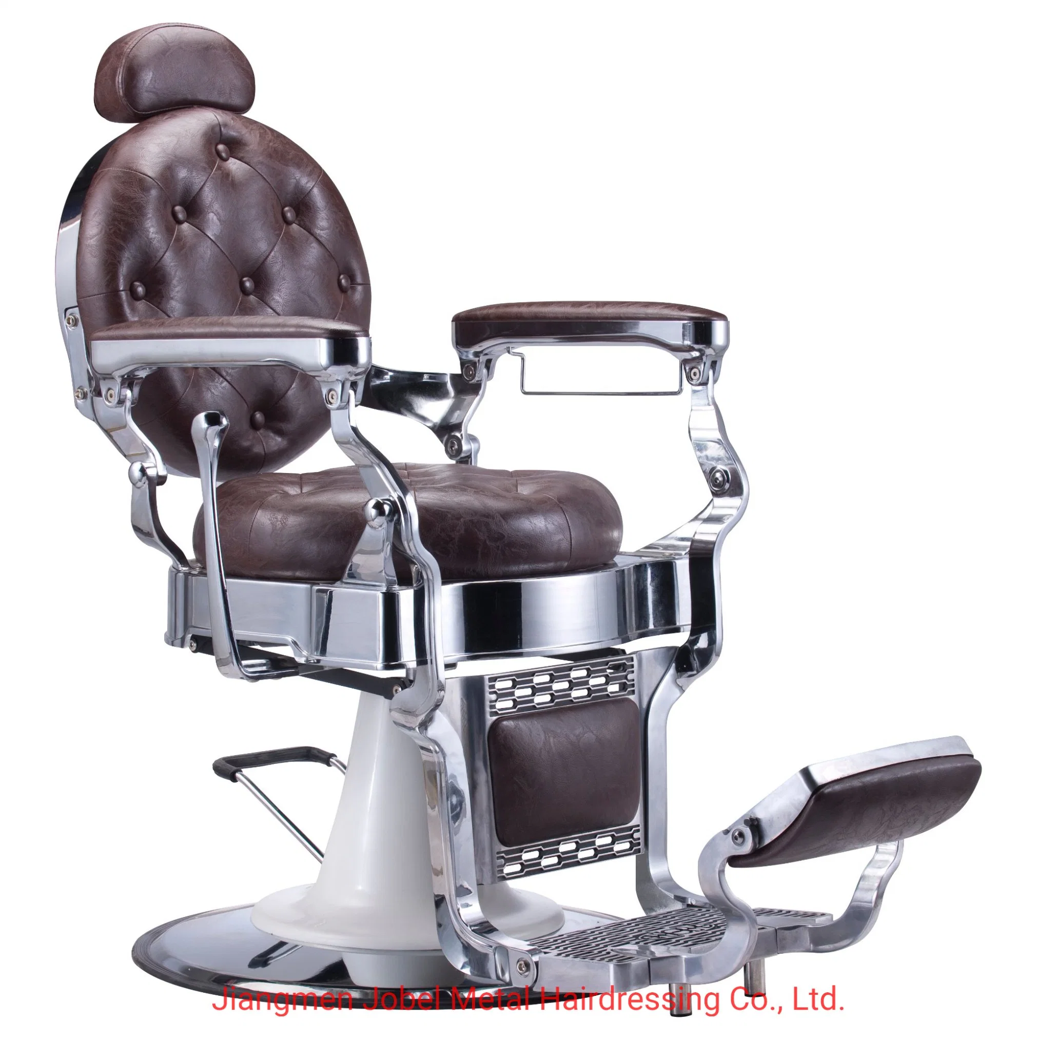 Grande chaise de salon classique de l'Empereur, mobilier hydraulique pour équipement de coiffure.
