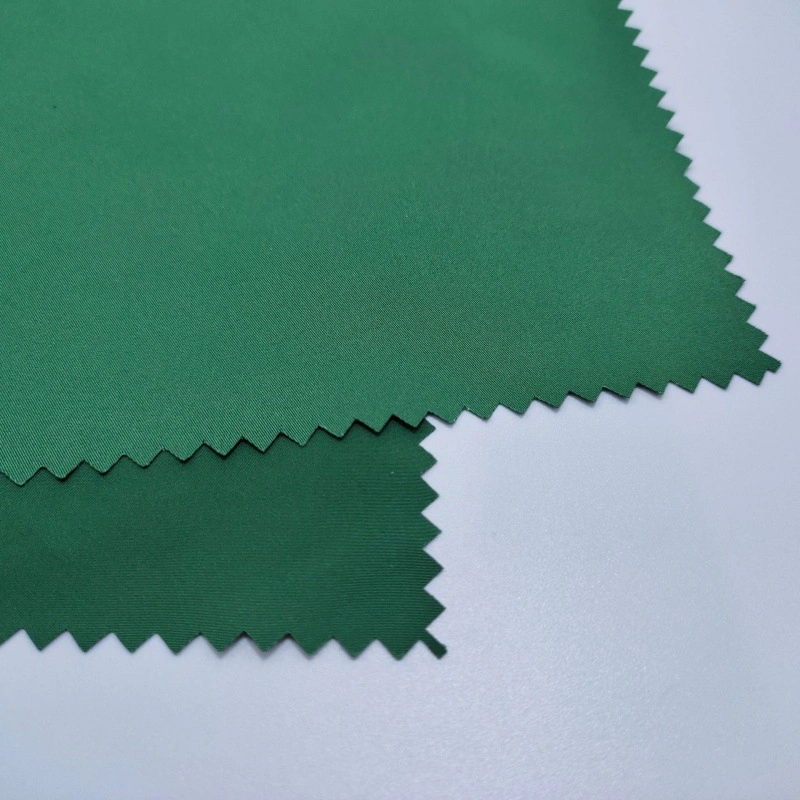 50d*75D 2/1 Cotton Sense Twill Weft Twist Imitation Memory 100%Polyester Fabric Garment Fabric /Textile Fabric/ Building Material Four -Side Elastic