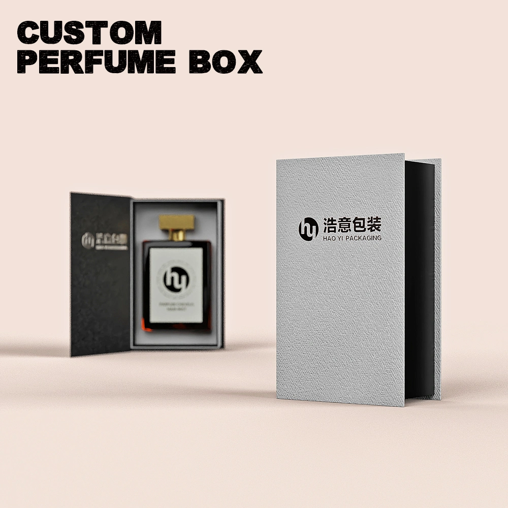 Luxury Leather Perfume Gift Box with Custom Printed Logo Storage Box Perfume Packaging Box Perfume Box