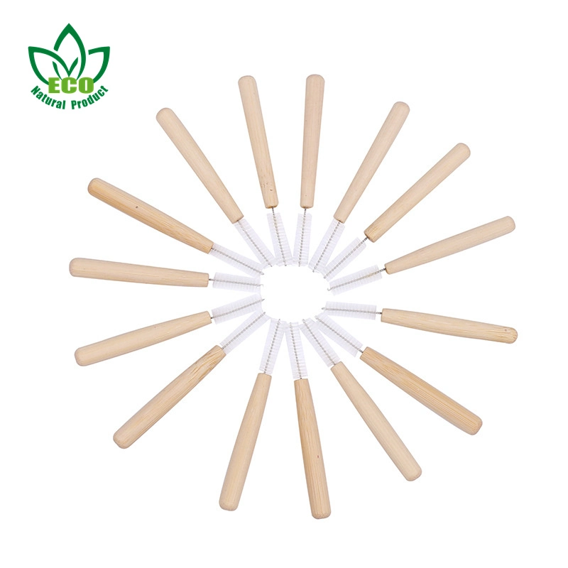 Bamboo Interdental Brushes Between Teeth Thin Between Toothbrushes Tooth Cleaner Dental Cleaning