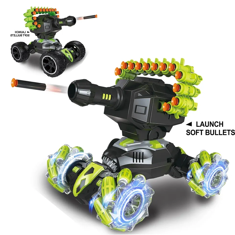 Water Bomb Twist RC Car with Light and Music (Double Remote Watch)